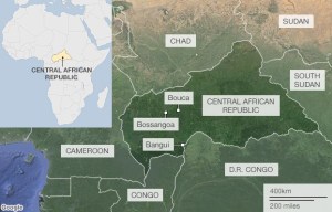Central African Republic: BBC map