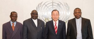 Secretary-General Ban Ki-moonÕs press encounter with religious leaders of CAR.