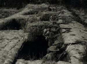 Garhwalis lining reserve trenches