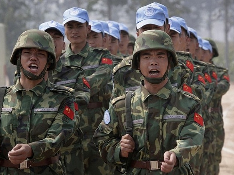 Chinese troops Sudan
