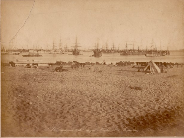 Possibly British landing Gulf of Zula, December 1867