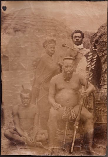 Ntshingwayo kaMahole with musket 1895