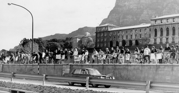 Demonstration on De Waal Drive 1968