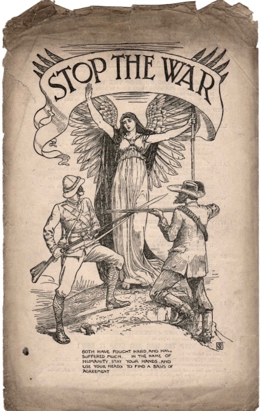 Stop the war (front) leaflet