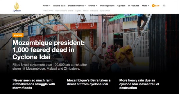 Al Jazeera 18 March 2019