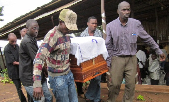 Burial Rwandan Journalist