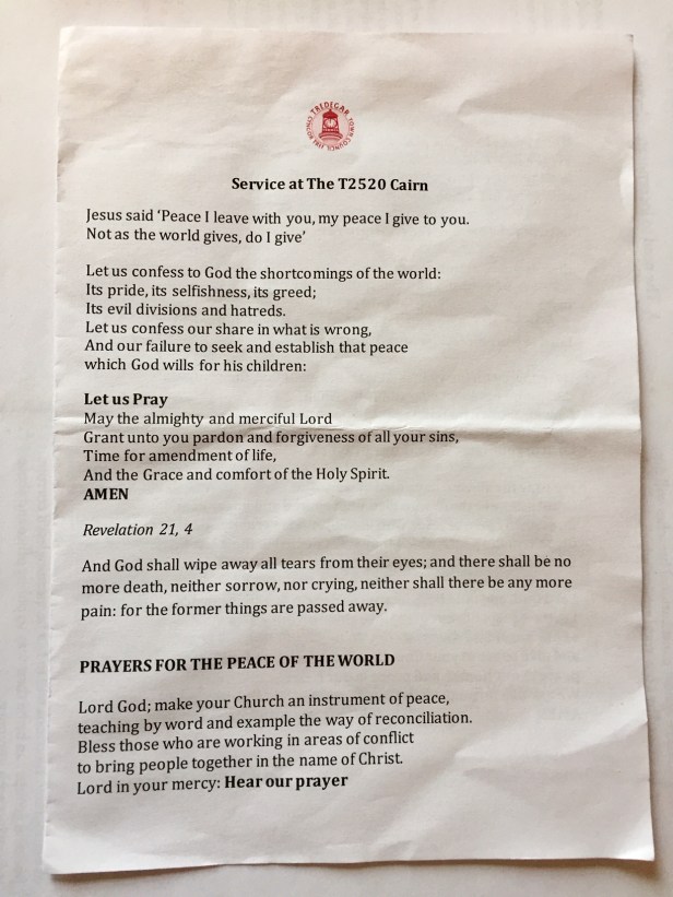 Remembrance service above Trefil 4