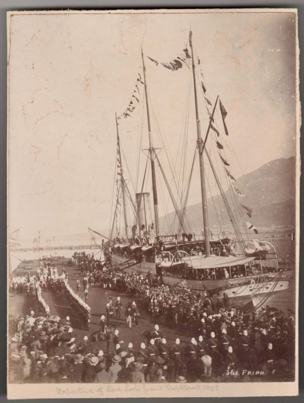 Lord Loch leaves Cape Town 1905