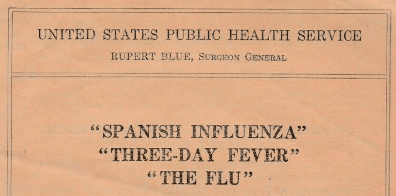 Spanish flu US advice