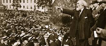 Keir Hardie addressing throng