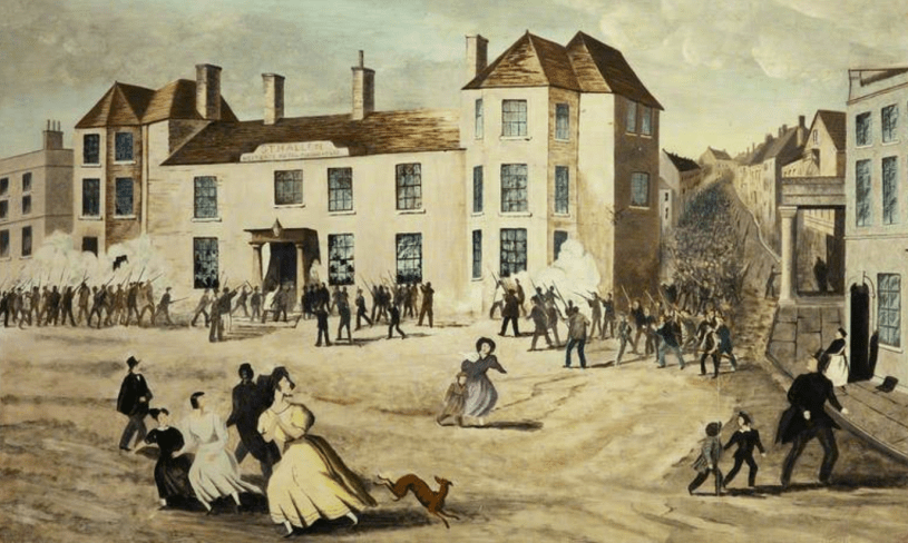 Chartist Attack on the 'Westgate Hotel', Newport, 1839