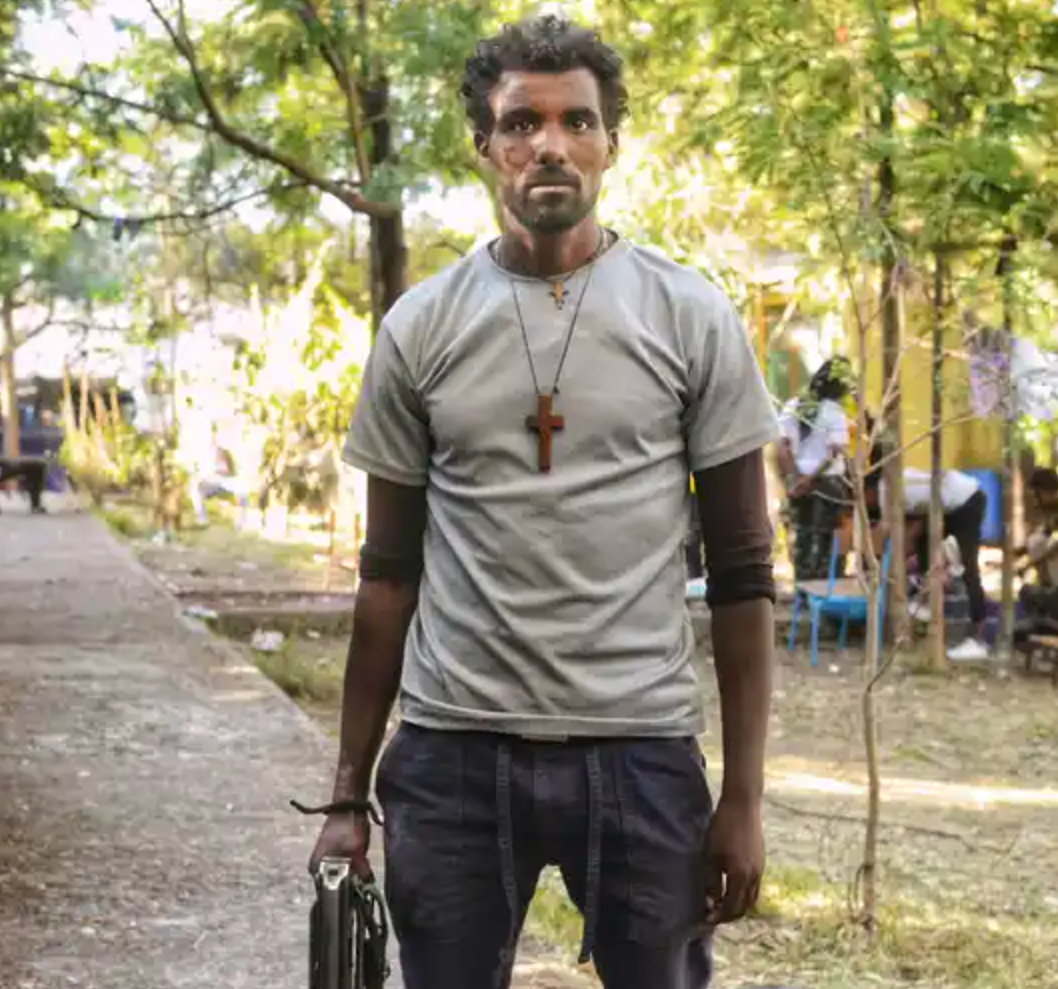 Volunteer fighters known as Fanos take part in regular marching drills and say they are ready to defend Lalibela.