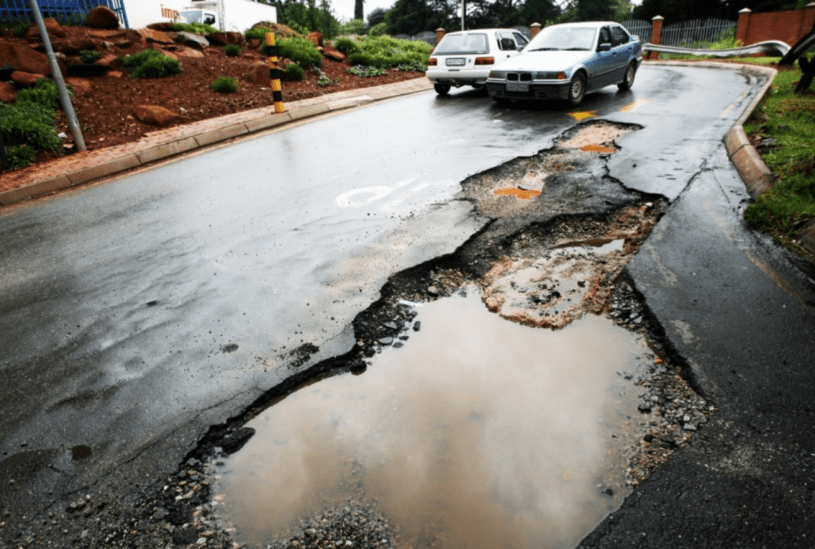 South African potholes
