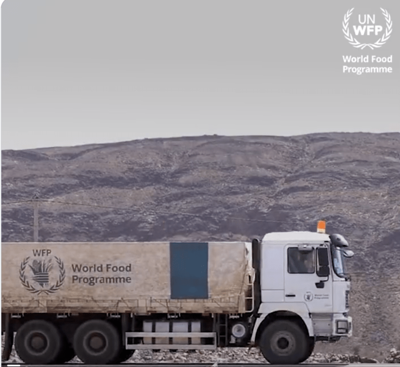 WFP Tigray Truck Delivers Aid