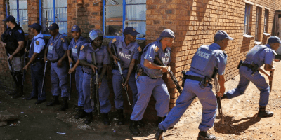 South African police