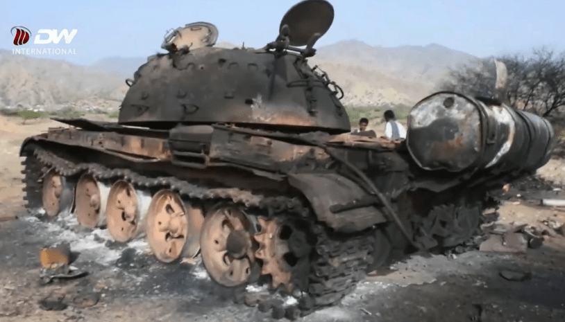 Eritrean tank destroyed Tigray