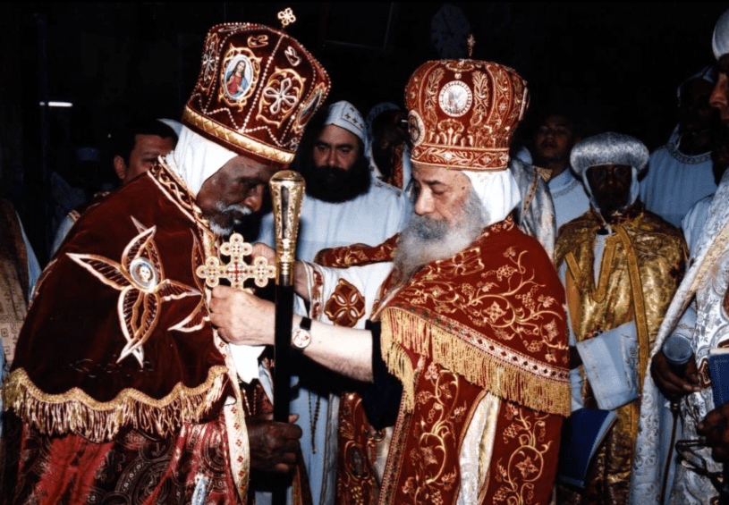 Pope Shouda III and Abune Antonios