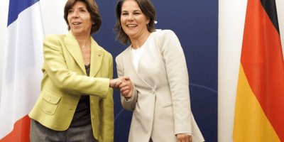 Annalena Baerbock and Catherine Colonna