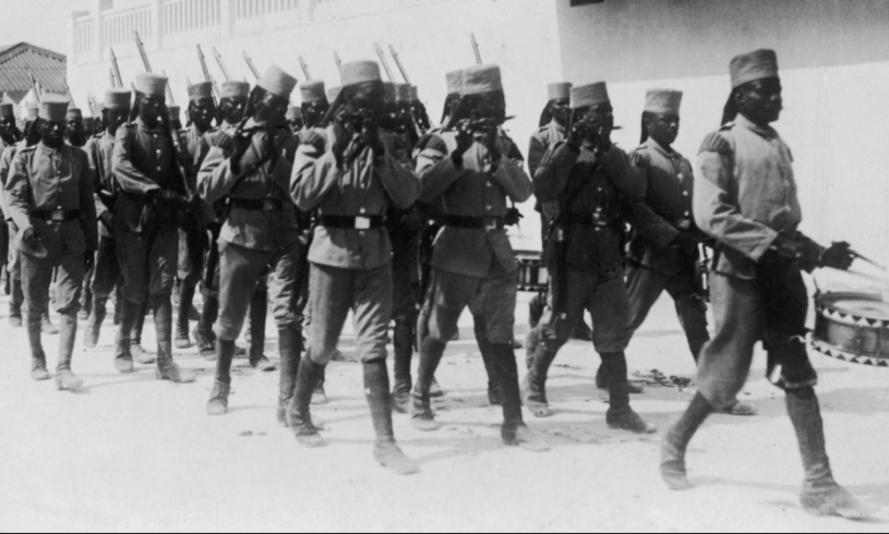 African soldiers in World War One