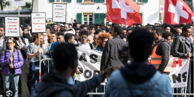 Eritrean refugees protest Switzerland