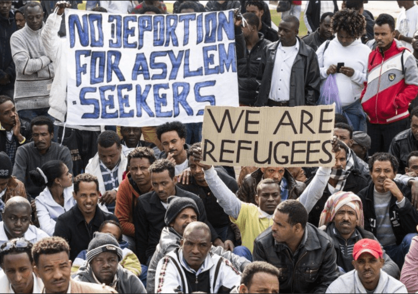 Eritrean migrants in Switzerland protest against deportations |