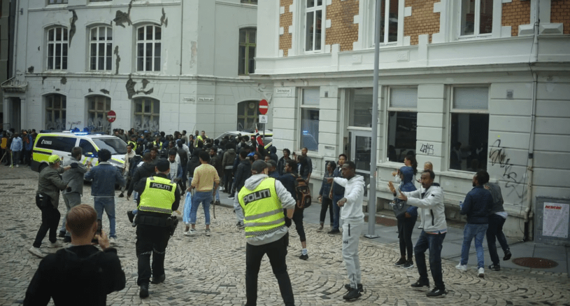 Eritrean clashes Bergen, Norway at PFDJ Festival