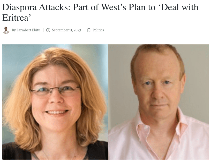 Mirjam van Reisen and Martin Plaut