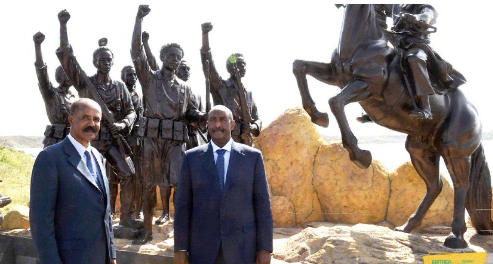 Gen. Abdul Fattah al-Burhan and President Isaias, Asmara September 2020