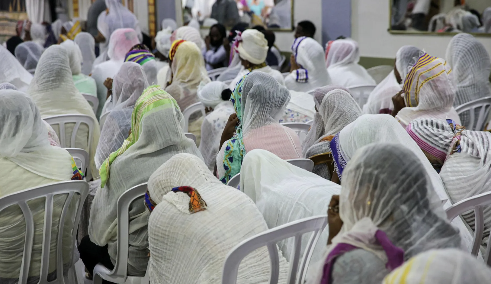 The funeral of the murdered Eritrean asylum seeker in Tel Aviv on Monday.