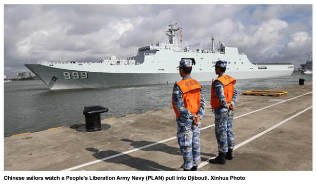 Chinese Navy Djibouti