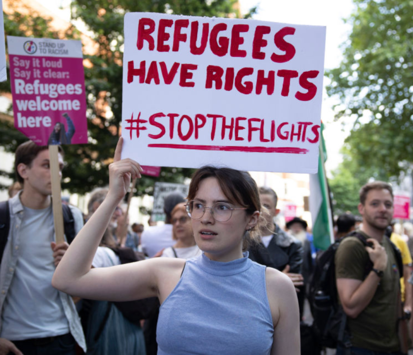 Opposition to Rwanda asylum seekers being deported