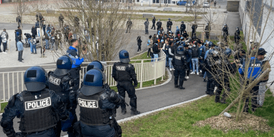 Eritrean demonstration at Villars-sur-Glâne
