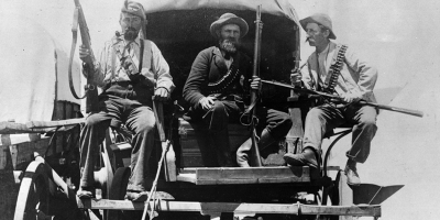 Afrikaners on Ox Wagon