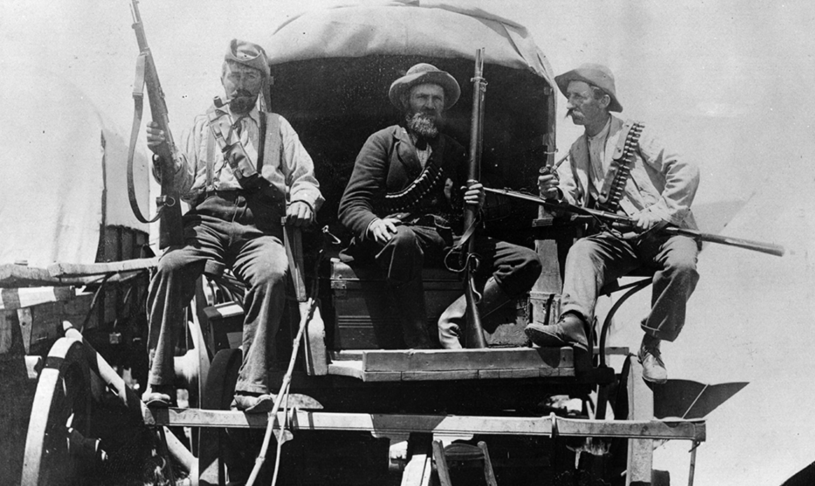Afrikaners on Ox Wagon