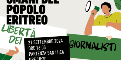 Eritrea human rights march Bologna