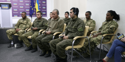African Prisoners of War taken captive by Ukraine