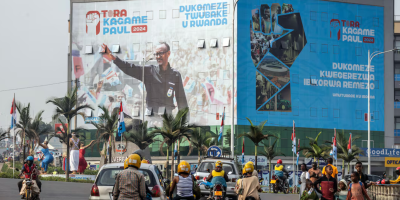Paul Kagame poster, 2024 election