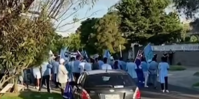 Blue Revolution Melbourne Protest 2024