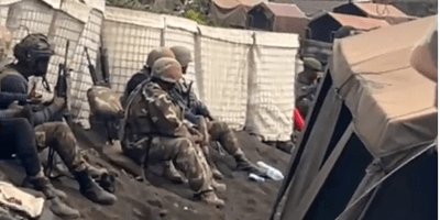 South African troops surrounded by M23 rebels