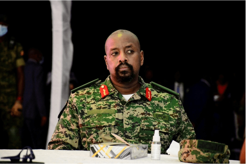 General Muhoozi Kainerugaba, the son of Uganda's President Yoweri Museveni
