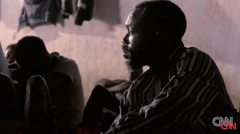 Captive in Libyan detention centre, CNN
