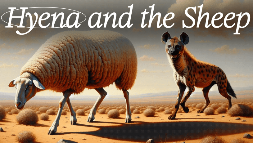 Hyena and Sheep