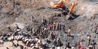Illegal gold mining Tigray