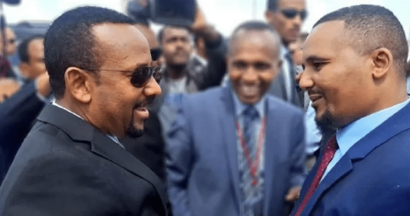 PM Abiy Ahmed and Jawara Mohammed
