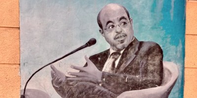 Meles Zenawi mural photo