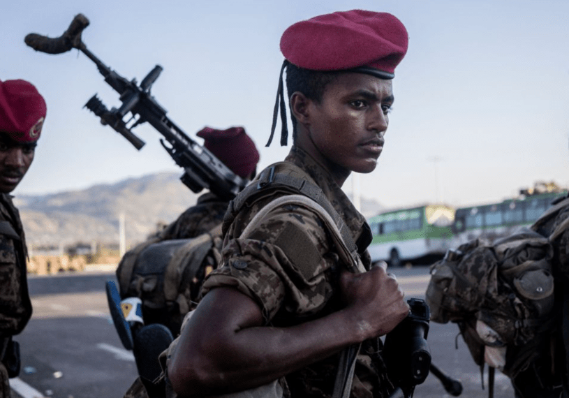 Ethiopian soldier