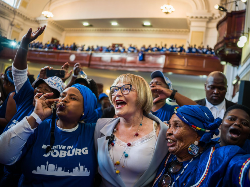 Helen Zille launches her campaign to become mayor of Johannesburg