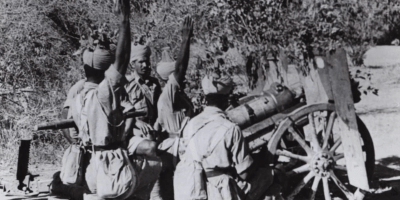 Indian troops during the capture of Massawa April 1941