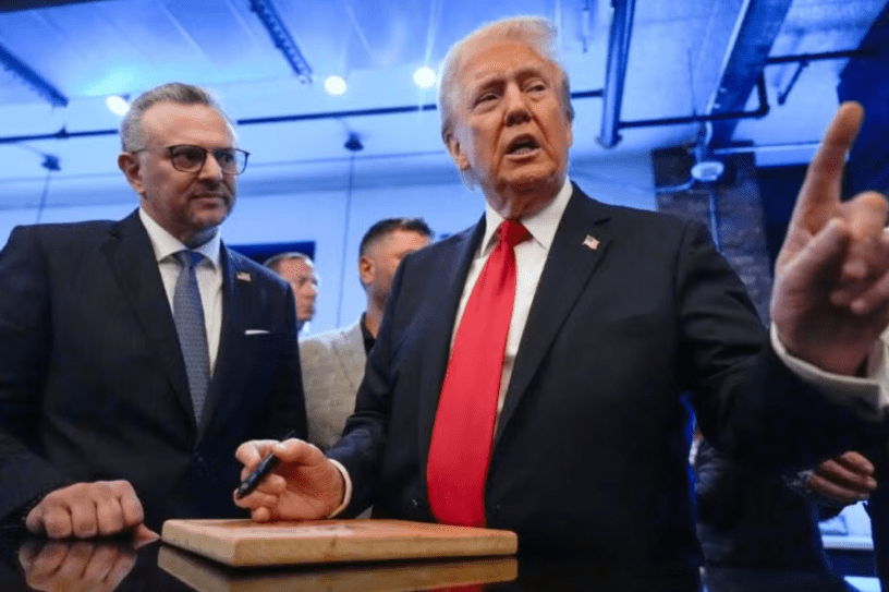 Massad Boulos and President Trump