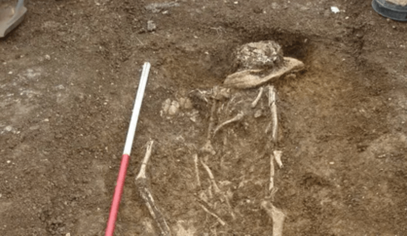Ancient burial of African in England